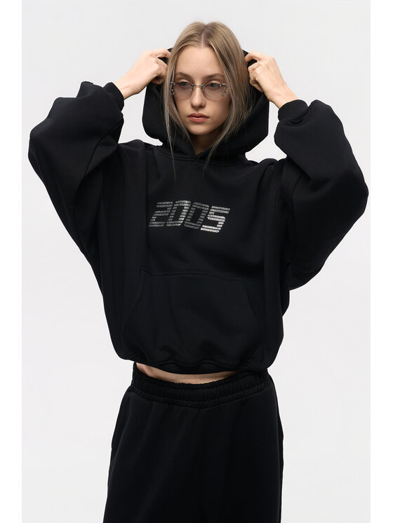 2005 2005 Bluza Signature Czarny Oversize