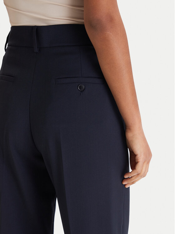 Weekend Max Mara Weekend Max Mara Palazzo nadrágok Visivo 2615131041 Sötétkék Relaxed Fit
