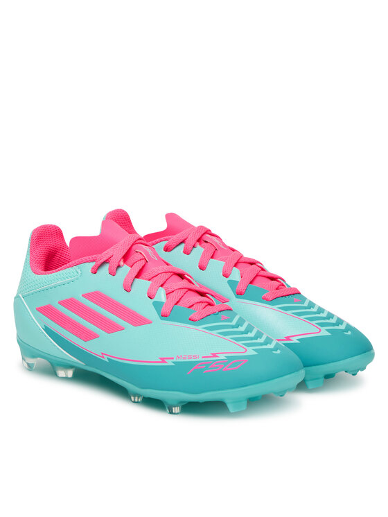 adidas adidas Čevlji za nagomet F50 League Messi Firm/Multi-Ground IH0931 Turkizna