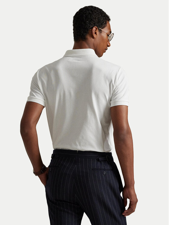 Polo Ralph Lauren Polo Ralph Lauren Поло 710941439002 Білий Custom Slim Fit