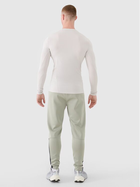 4F 4F Pantaloni di tessuto 4FWSS25TFTRM0836-44S Verde Regular Fit