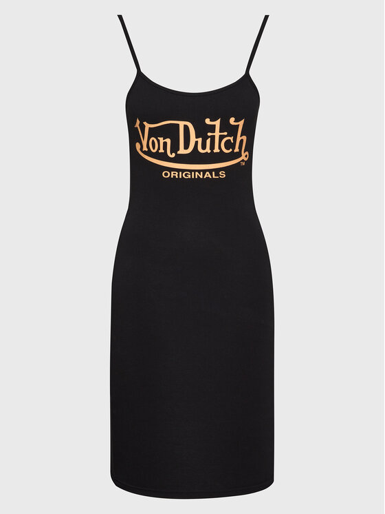 Von Dutch Vsakodnevna obleka Kourtney 6260018 Črna Slim Fit