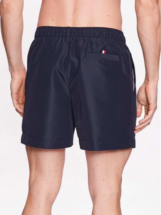 Tommy Hilfiger Tommy Hilfiger Szorty kąpielowe UM0UM02857 Granatowy Regular Fit