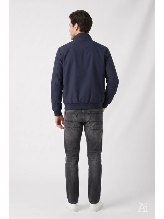 Cross Jeans Cross Jeans Kurtka przejściowa 40318-016 Niebieski Regular Fit
