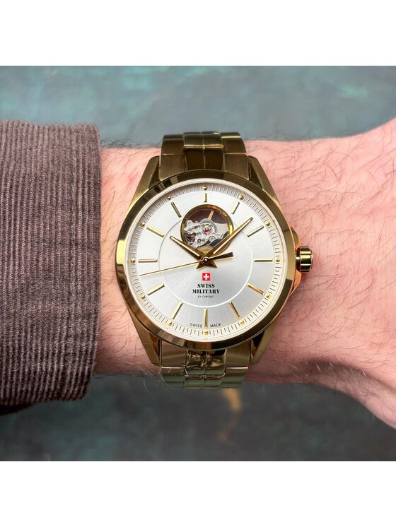 Swiss Military by Chrono Swiss Military by Chrono Zegarek SMA34085.31 Złoty