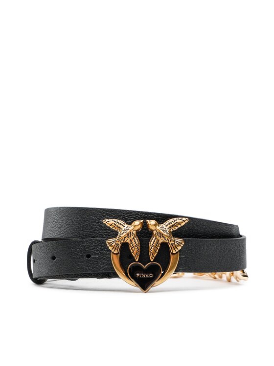 PINKO Pinko Ženski remen Love Belt H2 20222 PLT01 1H2147.A089 Crna