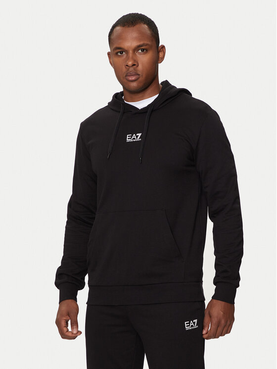 EA7 Emporio Armani EA7 Emporio Armani Mikina 8NPM32 PJVRZ 1200 Černá Regular Fit