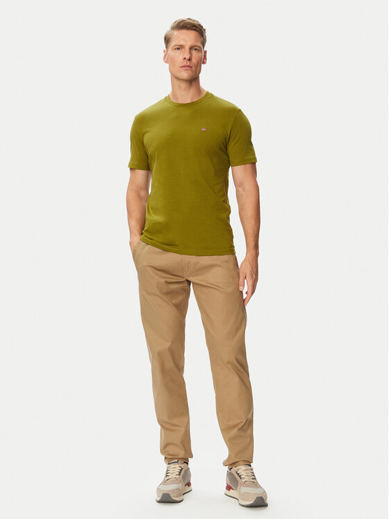 Napapijri Napapijri T-Shirt Salis Ss NP0A4H8D Khakifarben Regular Fit