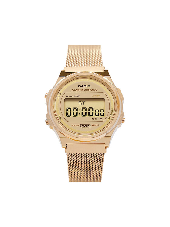 Casio Casio Zegarek A171WEMG-9AEF Złoty