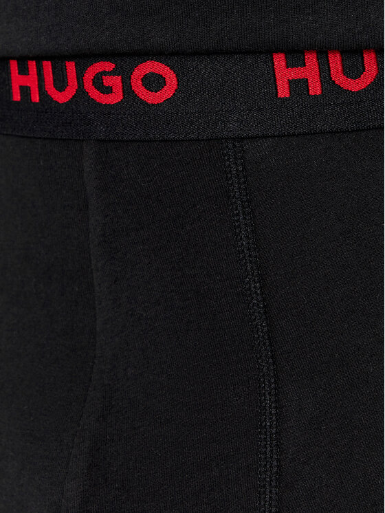 HUGO Hugo Dlhé spodky Long John Linked 50485314 Čierna Skinny Fit