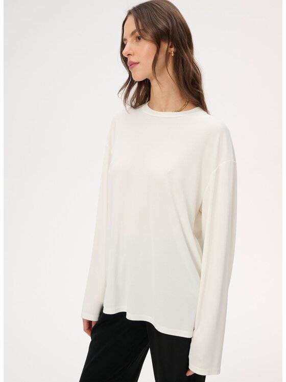 LEBRAND LEBRAND Longsleeve Anthony Biały