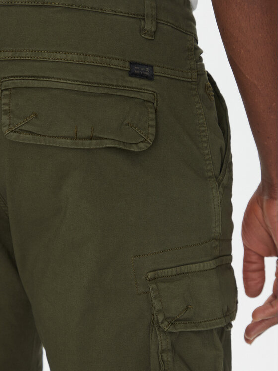INDICODE INDICODE Pantaloncini di tessuto Inpearl 70-762 Cachi Regular Fit