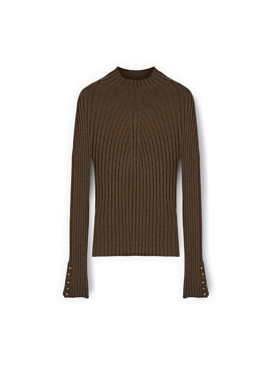 Motivi Motivi Sweter M552W003655N035 Zielony Slim Fit
