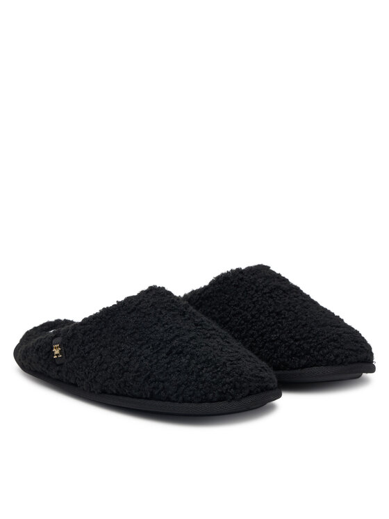 Tommy Hilfiger Tommy Hilfiger Pantofole Th House Shoes FW0FW09618 Nero
