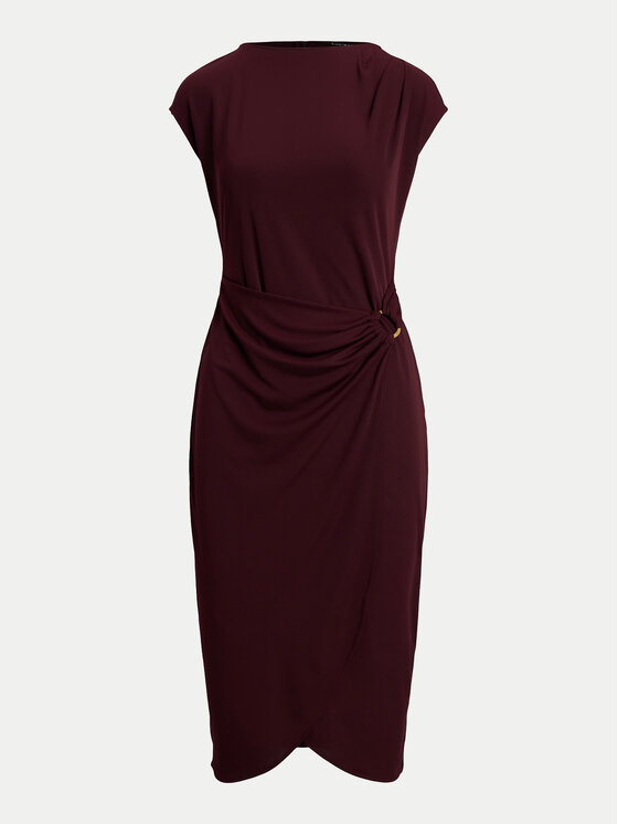 LAUREN RALPH LAUREN LAUREN RALPH LAUREN Koktel haljina 250951402001 Tamnocrvena Slim Fit