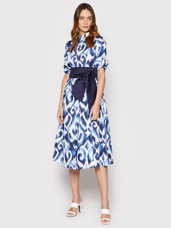 Luisa Spagnoli Marškinių tipo suknelė Paragone 538879 Tamsiai mėlyna Regular Fit