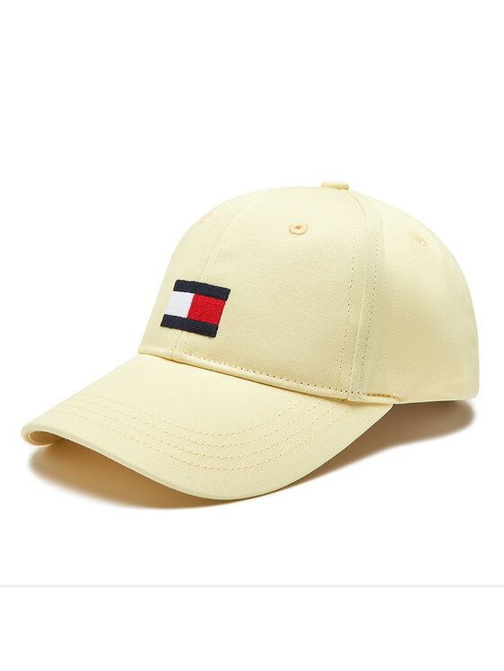 Tommy Hilfiger Cepure ar nagu Big Flag AU0AU01668 Dzeltens