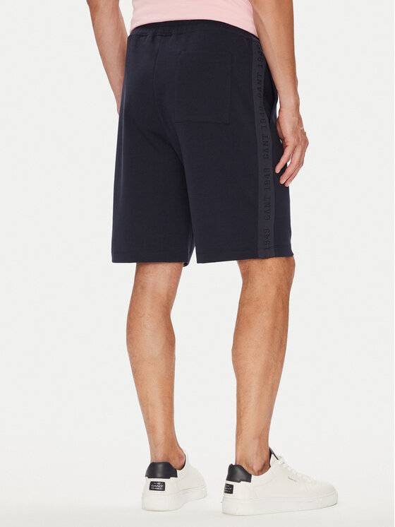 Gant Gant Szorty sportowe 2825122T Granatowy Regular Fit