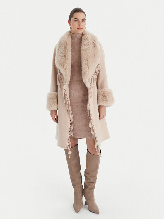 Marciano Guess Marciano Guess Cappotto di lana 5BGL46 7125A Beige Regular Fit