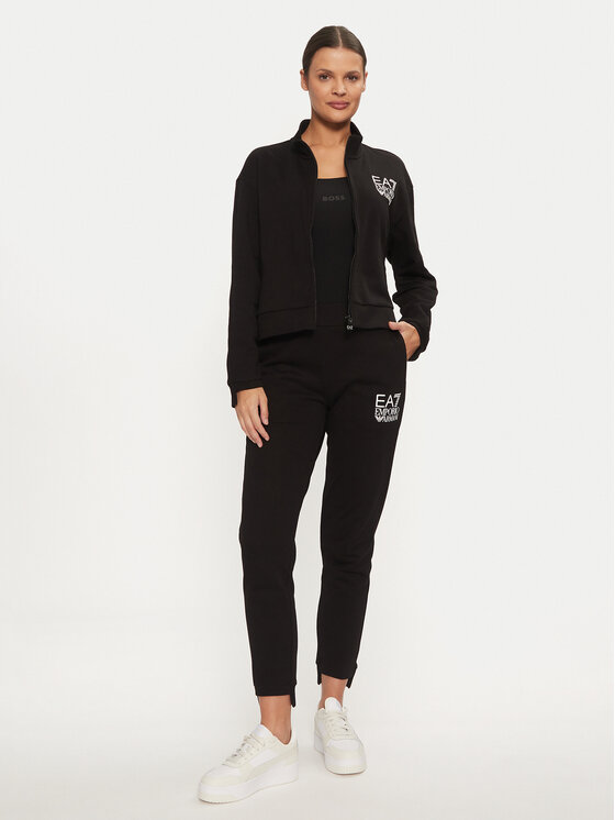 EA7 Emporio Armani EA7 Emporio Armani Trenerka 6DTV55 TJZCZ 0200 Crna Regular Fit
