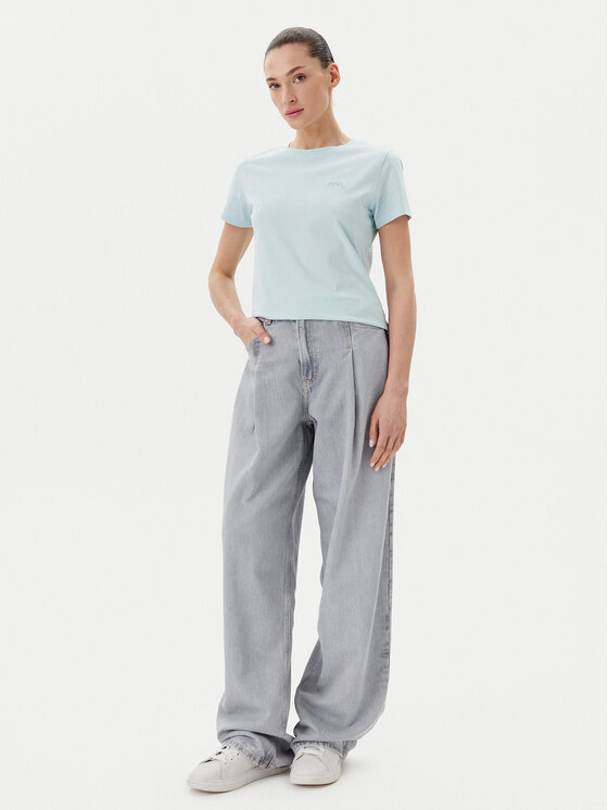 BOSS BOSS Marškinėliai C_Esogo_1 50506973 Žydra Slim Fit