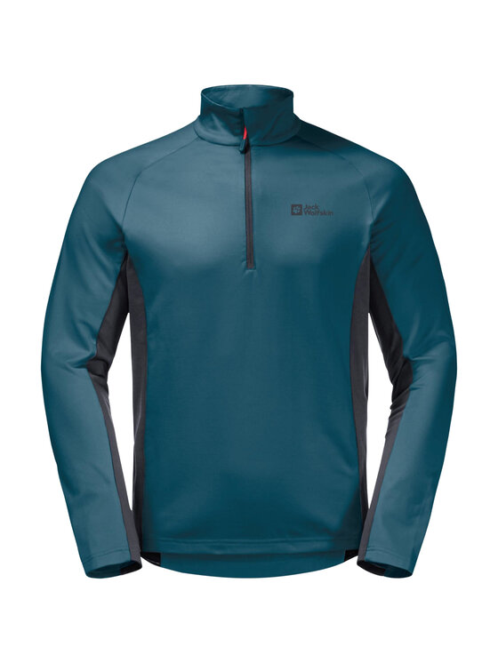 Jack Wolfskin Jack Wolfskin Felpa di pile Morobbia Fleece HZ M Blu Regular Fit