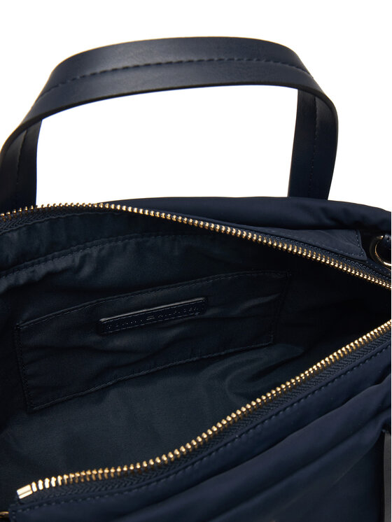 Tommy Hilfiger Tommy Hilfiger Τσάντα Th Soft Nylon Crossover AW0AW18993 Σκούρο μπλε