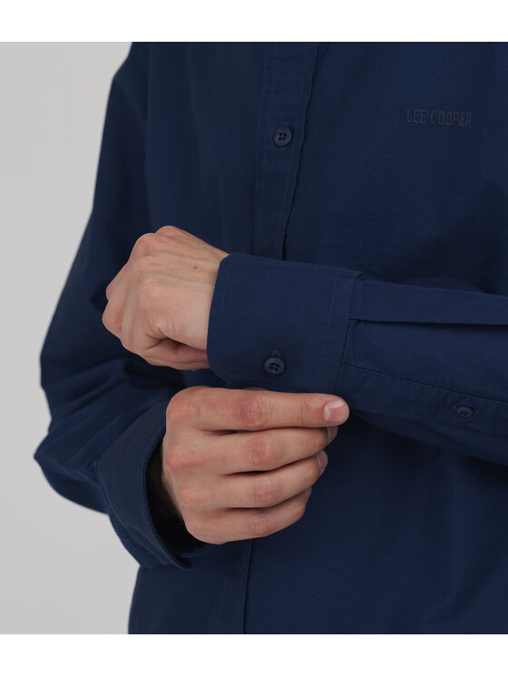 Lee Cooper Lee Cooper Koszula jeansowa LUCA Granatowy Comfort Fit