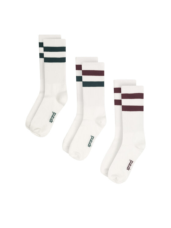 Sprandi Sprandi 3 pár uniszex hosszú szárú zokni 0UB-004-AW23 (3-pack) Zöld