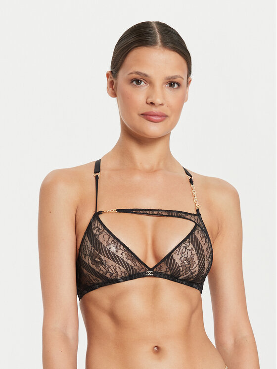 Chantelle Reggiseno Bralette Slash C010PF Nero, taglia : L