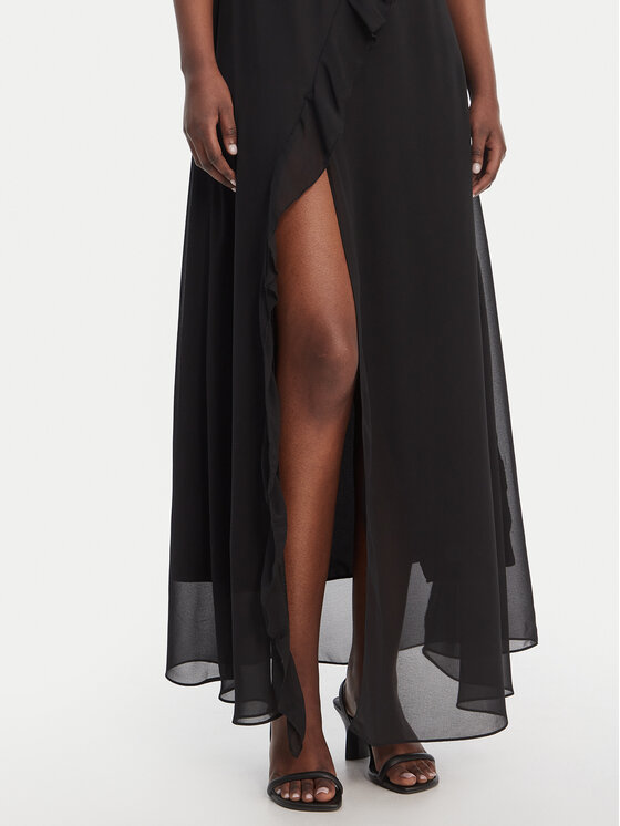 Eleh Eleh Лятна рокля SS260337 Черен Regular Fit