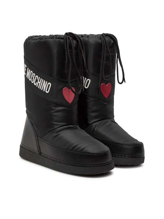 LOVE MOSCHINO LOVE MOSCHINO Čizme za snijeg JA24032G1LISA000 Crna