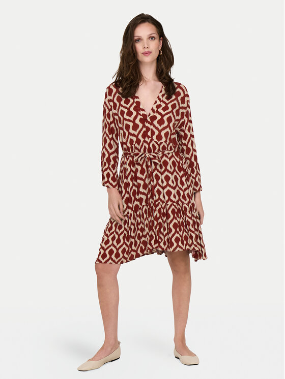 ONLY ONLY Rochie de zi Clemmentine 15320417 Vișiniu Regular Fit