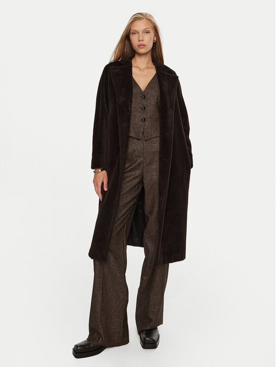 Marella Marella Вълнено палто Ofanto 2423016112 Кафяв Regular Fit