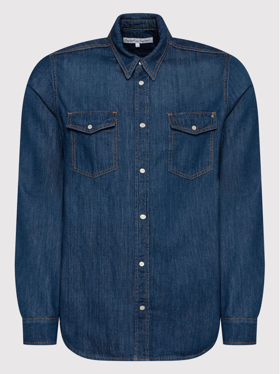 Pepe Jeans Pepe Jeans Джинсова сорочка Hammond PM307509 Cиній Regular Fit