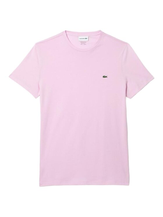 Lacoste Lacoste T-Shirt LACOSTE T-Shirt e Polo Uomo TH6709 Z4H Rosa Różowy Standard Fit