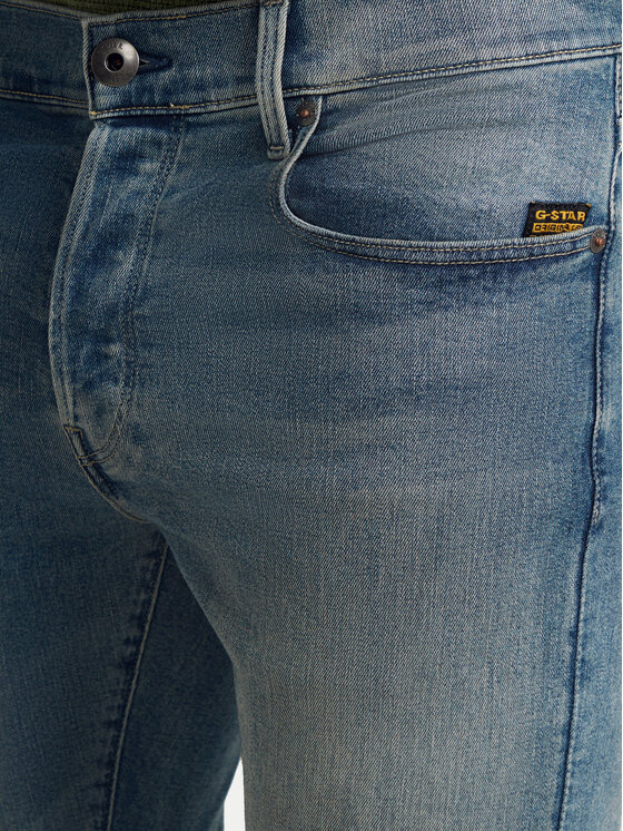 G-Star Raw G-Star Raw Džinsai 3301 51001-D875 Mėlyna Slim Fit