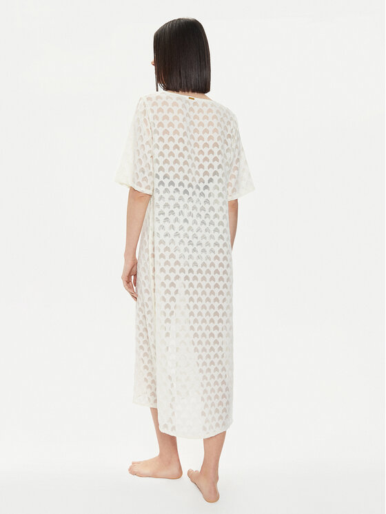 Selmark Selmark Kimonó BK095 Ekru Relaxed Fit