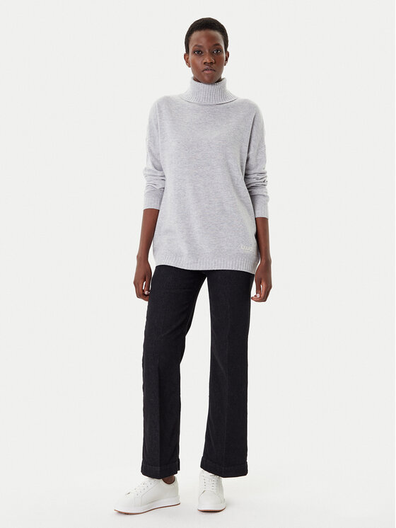 Liu Jo Sport Liu Jo Sport Rollkragenpullover TF5179 MS026 Grau Regular Fit