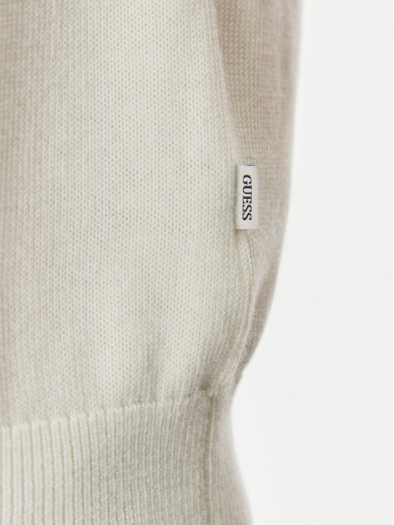 Guess Jeans Guess Jeans Polo W5GR03 Z3HO2 Κρεμ Regular Fit