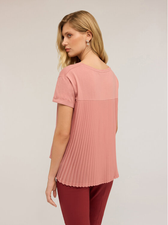 Motivi Motivi T-shirt G380W003432N006 Rosa A-Line Fit