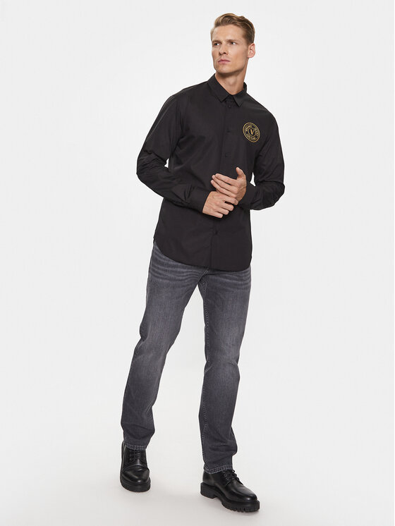 Versace Jeans Couture Versace Jeans Couture Košile 75GALYS2 Černá Regular Fit