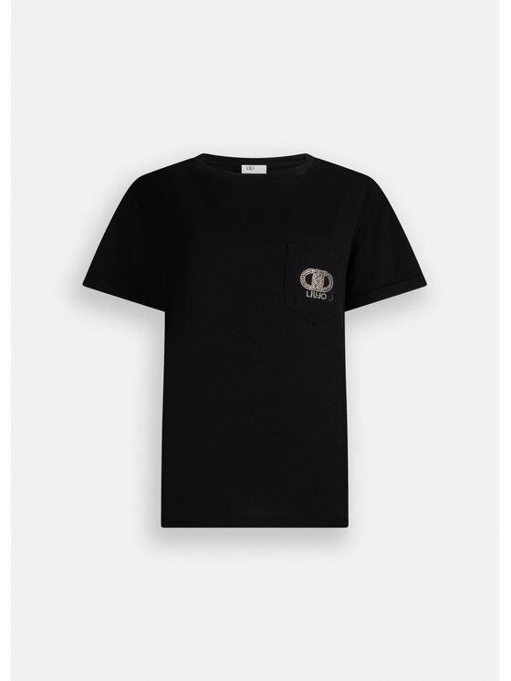 Liu Jo Liu Jo T-shirt UF5257JS904M9786 Nero Regular Fit