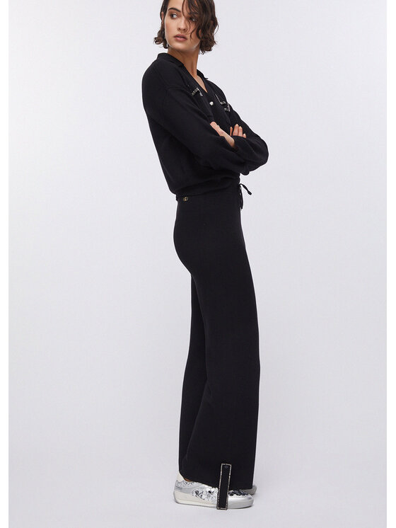 Liu Jo Liu Jo Pantaloni di tessuto TA6047MS59L22222 Nero Regular Fit
