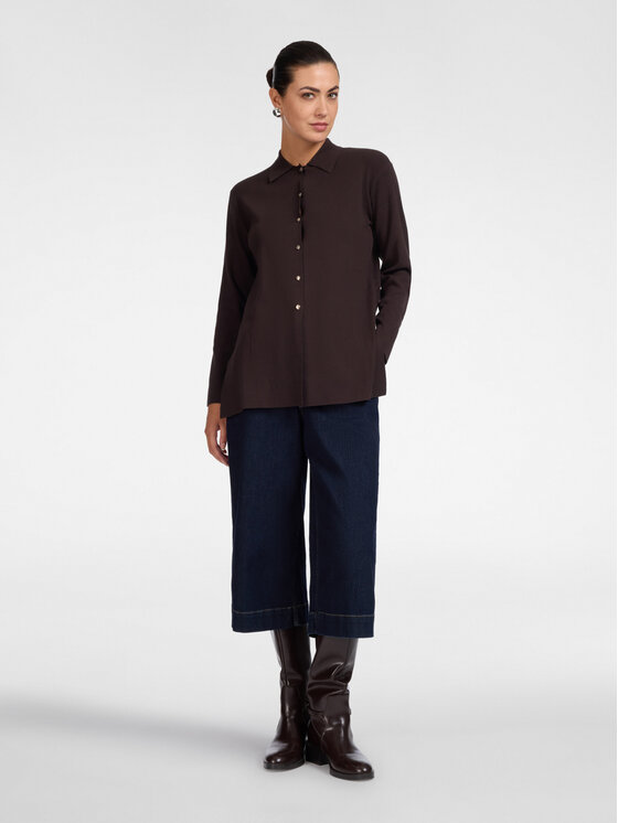 Elena Mirò Elena Mirò Kardigan M213Z000987N032 Brązowy Regular Fit