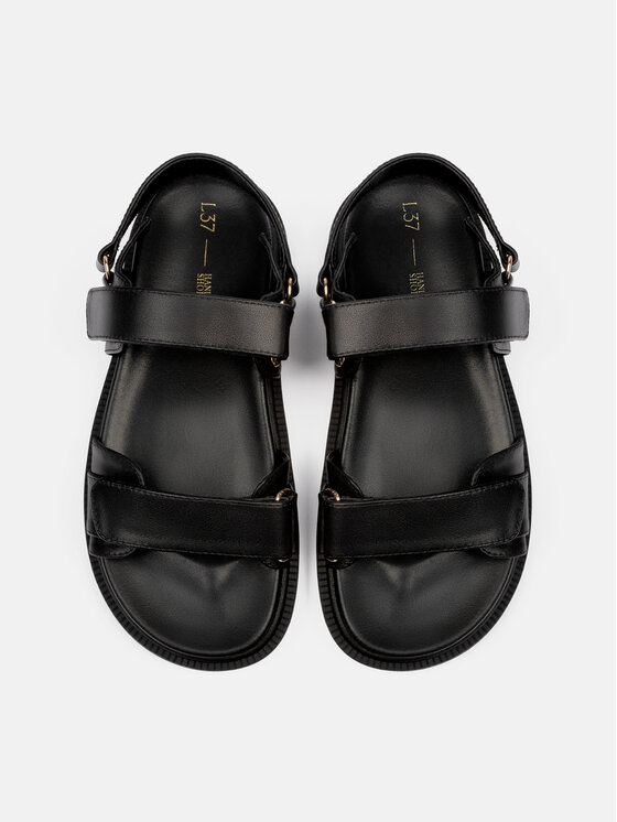 L37 L37 Sandali SUMMERTIME FRIENDS Nero