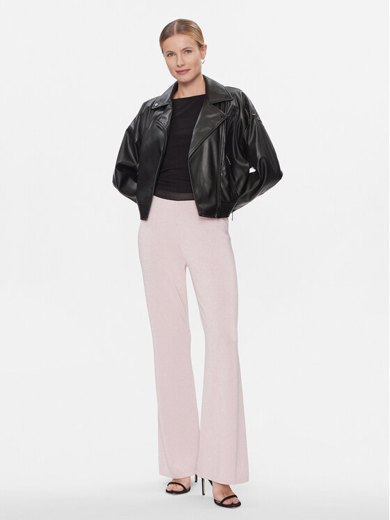 Liu Jo Sport Liu Jo Sport Hlače iz tkanine TA4011 MS014 Roza Bootcut Fit