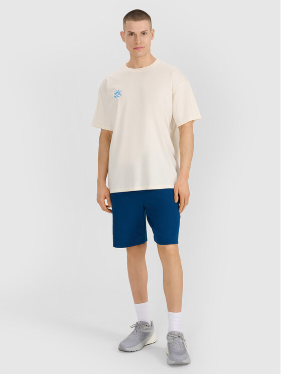 4F 4F T-Shirt CHILLY WAVES Biały Oversize