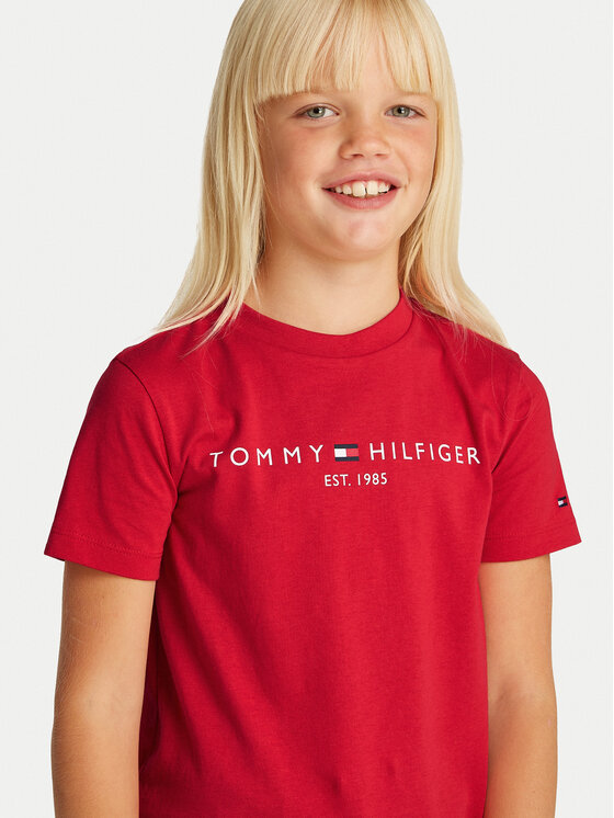 Tommy Hilfiger Tommy Hilfiger Marškinėliai Essential KS0KS00397 D Raudona Regular Fit