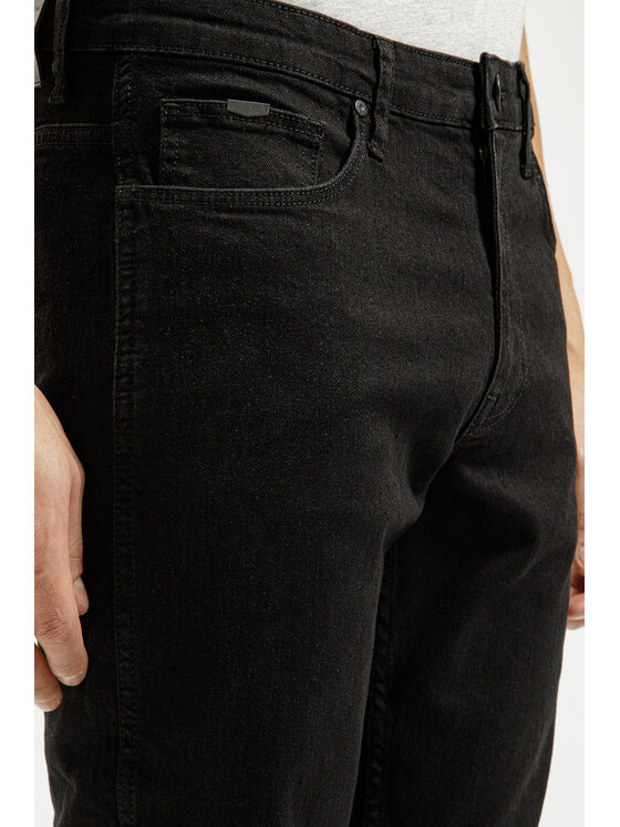 Cross Jeans Cross Jeans Jeansy E 169-050 Czarny Slim Leg